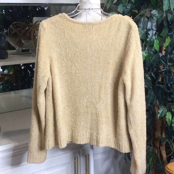 GUC JM Collection Beige Acrylic Knit Sweater, XL - Picture 2 of 8